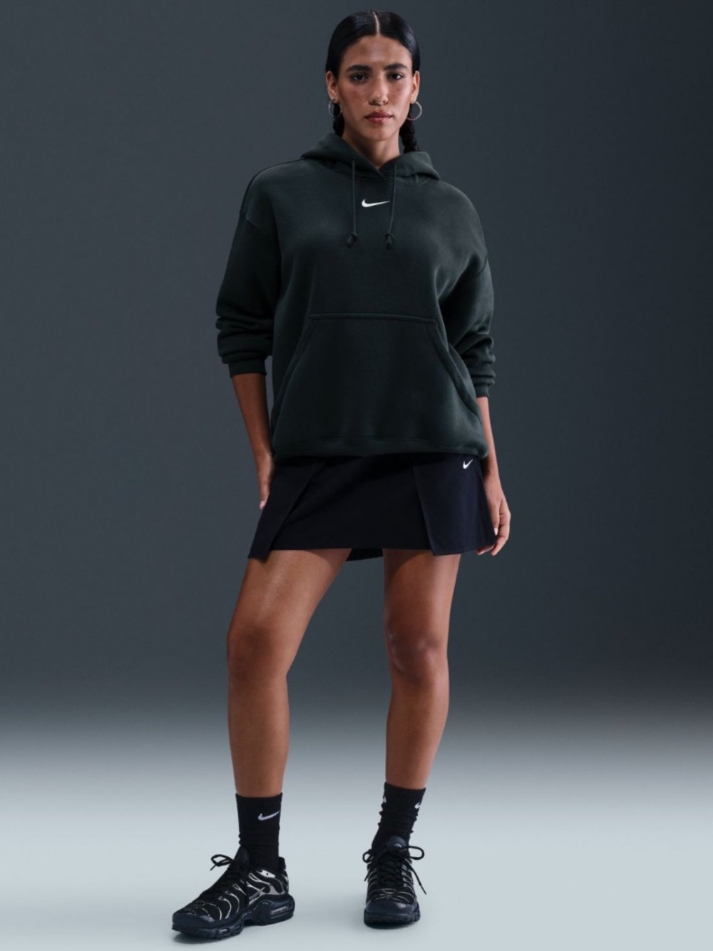 NWT Nike Women's Sportswear Phoenix Fleece Oversized Pullover Hoodie. Size Small - Picture 3 of 10
